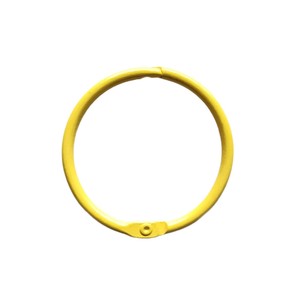 Couleur bonbon alliage peinture bricolage anneau 45mm pince ouverture anneau à feuilles mobiles porte-clés avec matériau métallique livre anneau accessoires - Product Image 6