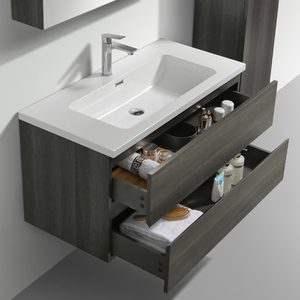 Sink Bathroom Cabinet Bathroom Vanity Sink Cabinet Bathroom Olina 2022 40 Inch Floating Wall 1 Sink 2 Drawers Bathroom Bath Vanity Cabinet Furniture