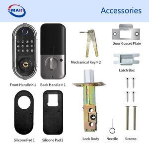 Nhà vân tay Keyless thông minh chốt khóa bàn phím an ninh kỹ thuật số khóa thông minh cho cửa trước - Product Image 6