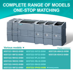 Siemens 100% Nuevo y Original 6ES7223-1PH32-0XB0 SIMATIC S7-1200 Serie PLC Controlador Programable Módulo de Entrada y Salida Digital - Product Image 2