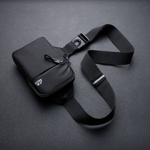 <span class=keywords><strong>Bandolera</strong></span> de hombro para <span class=keywords><strong>hombre</strong></span>, Mini bolsa de pecho impermeable para teléfono móvil, <span class=keywords><strong>riñonera</strong></span> deportiva para exteriores - Product Image 2