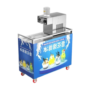 Machine à neige électrique approuvée par l'industrie alimentaire, chariot en acier inoxydable - Product Image 5