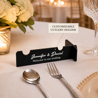 Maßgefertigter Acryl-Geschirrständer für Hotel, Hochzeit, Party, Feiern im Luxuriösen Minimalistischen Stil, Großhandel Verfügbar