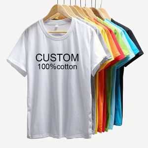 Design Multi Solid Color logo Screen Print Men's t Shirt OEM Unisex Blank Design High Quality Plain Plus Size T-shirts - Product Image 5