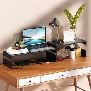 Estante apilable de Metal ajustable para dormitorio, sala de estar, oficina, organizador de almacenamiento para ahorrar espacio, fácil montaje - Product Image 4