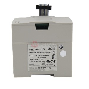 โมดูลเอาต์พุตแบบอนาล็อก FX3U-4DA บอร์ดขยาย PLC โปรแกรมได้ พร้อมการรับประกัน 1 ปี สำหรับระบบอัตโนมัติทางอุตสาหกรรม - Product Image 1