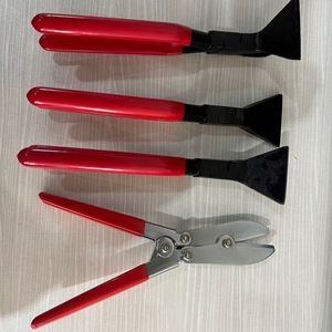 Pince à plier les tôles métalliques, largeur de mâchoire 1 pouce, acier à haute teneur en carbone, qualité industrielle, outils de réparation automobile - Product Image 4