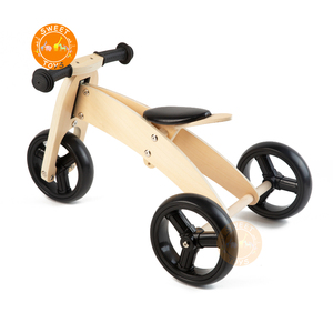 木制平衡自行车玩具木制教育骑乘玩具<span class=keywords><strong>3</strong></span>轮儿童训练 - Product Image 4