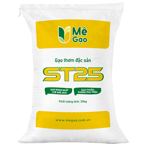 Sac de 25 kg de riz séché parfumé de variété ST25, 5 % de brisures, riz aromatique moelleux, produit en vrac OEM/ODM, durée de conservation de 12 mois - Product Image 1