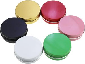 Vente en gros de pots cosmétiques, contenants à bonbons, pots de rangement vides en métal et aluminium, 1oz, 2oz, 4oz, 30g, 60g, 120g - Product Image 3