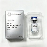 Boîte en carton personnalisée avec logo imprimé pour flacons de peptides de 3 ml, 5 ml, 10 ml, avec inserts d'emballage et autocollants personnalisés