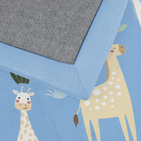 Tapis d'activités pour enfants en mousse haute densité, fabriqué à la machine, respectueux de l'environnement, motifs attrayants, imprimé animal, support en tissu non tissé, CPC