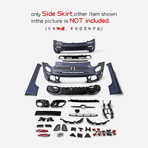 Matériau PP pour jupes latérales de type Abarth Fiat 500 595 (2007+) - Product Image 2