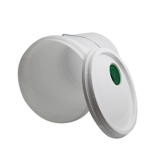 Seau à yaourt en plastique Seaux à peinture blancs de 20L avec couvercle uni et poignée en métal Capacité de 20L de qualité alimentaire - Product Image 3