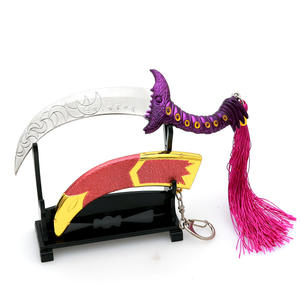 Luna piena Ding Peng Scimitar arma modello piccola casa ascolto primavera pioggia notte ornamento metallo Film periferico televisione - Product Image 5