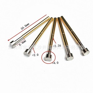 Sonda de prueba P156 G con punta plana de 2,36 mm y pin con resorte para piezas de accesorios ICT - Product Image 4
