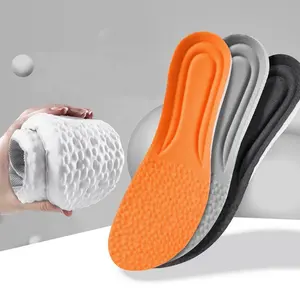Plantillas deportivas ortopédicas de espuma viscoelástica, para suela de zapatos, transpirables, desodorización, para correr