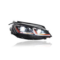 Feux de voiture KGKB pour VW Golf 7.5 2018-2021, ensemble de phares avant, mise à niveau, lentille de projecteur LED haute performance, accessoires Plug and Play