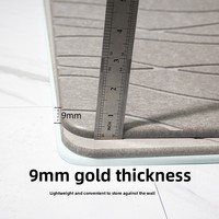 Tapis de bain en pierre de qualité supérieure, ultra antidérapant, en diatomite naturelle, remplace les tapis traditionnels, tapis luxueux au toucher doux pour la salle de bain