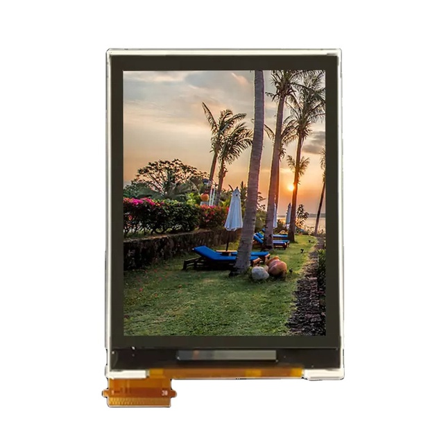 2.6 Inch 240x320 RGB TFT LCD Display Module 12 O'Clock Viewing Angle Wide Temperature Range Industrial Use Supports Touchscreen