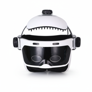 Masseur de tête électrique chauffant à double vibration, couleur personnalisée moderne, pression d'air automatique, massage de la tête sans fil - Product Image 1