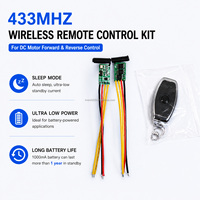 Pengontrol Pembalikan Motor DC Nirkabel 433MHz Modul Sakelar Jarak Jauh dengan Kode Pembelajaran untuk Rumah Pintar dan Motor Kecil
