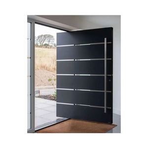 Tùy chỉnh hiện đại đúc nhôm pivot cửa chống trộm & Chống trộm tính năng cho phía trước nhập cảnh & bên ngoài nhà an ninh - Product Image 1