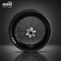 Kit de roues semi-slicks 17 pouces pour Sur-Ron Ultra Bee, en aluminium CNC, pour Supermoto, avant et arrière, pièces de course pour vélos électriques