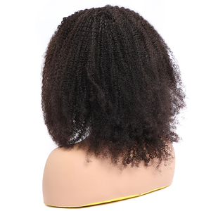 <span class=keywords><strong>Capelli</strong></span> Vergini Brasiliani Non Trattati Grado 8A Remy per Parrucche <span class=keywords><strong>con</strong></span> Frontale in Pizzo e <span class=keywords><strong>Frangia</strong></span>, Lunghezza Lunga, 100% <span class=keywords><strong>Capelli</strong></span> Umani Afroamericani - Product Image 3