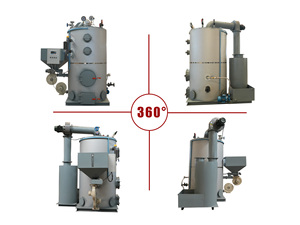 Chaudière à eau chaude automatique à granulés de bois biomasse à économie d'énergie pour le chauffage domestique, hôtelier et de villas, basse pression pour usage industriel - Product Image 2