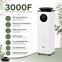 Diffuseur d'arômes pour chambre d'hôtel Koeazy 3000F, machine à parfum commerciale avec contrôle par application et minuterie pour hall, spa, bureau