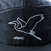 Casquette de camping non structurée à 5 panneaux, couleur personnalisée et logo brodé, visière incurvée, en nylon, unisexe, pour le sport