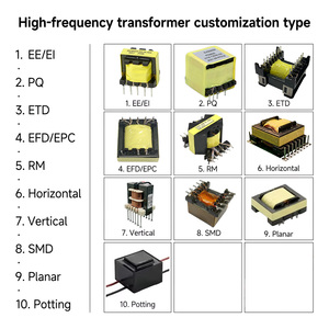 Inducteurs à noyau de ferrite ultra faible encombrement 96x80x49mm Encapsulés EF20 <span class=keywords><strong>Transformateur</strong></span> haute fréquence 12V LED Flyback PQ2620 ERL28 - Product Image 2