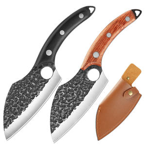 سكين جزار احترافي 6 بوصات من الفولاذ المقاوم للصدأ عالي الكربون 5Cr15 للمطبخ والشيف لتقطيع العظام والأسماك والخضروات والشواء والتخييم - Product Image 3