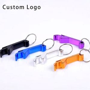 Metal <b>Keychain</b> with <b>Custom</b> Logo Beer Bottle Opener Waterproof Lightweight Fashion Aluminum Irregular Shape - Product Image 1