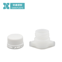 Bec de poche de haute qualité avec bouchon à vis LW069 Capuchon de bec en plastique de 22mm de diamètre Capuchon de bec de poche debout
