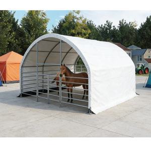 Tente d'élevage en tissu enduit de PVC avec structure en acier renforcé pour ferme commerciale, abri commercial pour bétail - Product Image 3