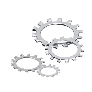 Din6797 stainless steel plain serrated locking washer with internal teeth - Product Image 6