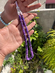 7-12.MM Sugilite Bead Necklace: Length 24.Cm Purple Gemstone Jewelry In bulk price Jewelry Making Jewelry <b>Craft</b> Supplies - Product Image 2