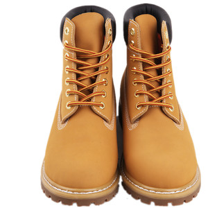 Zapatos de trabajo de cuero genuino de alta calidad con punta de acero - Product Image 1