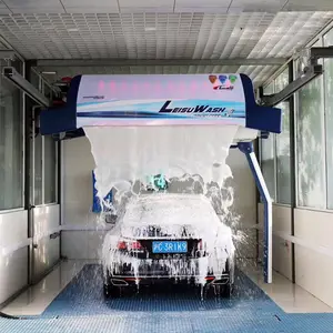 Çin'de defne Leisu yıkama 360 Artı en kaliteli akıllı otomatik PLC cihazı touchfree araba yıkama makinesi 3 yıl garanti ile
