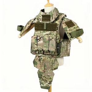 Gilet tactique modulaire à libération rapide MOLLE avec pochettes détachables, gilet de tir pour agent de sécurité, pour l'entraînement en plein air - Product Image 3