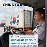 Envío de Carga Marítima Puerta a Puerta de China a Corea, Asia, DDP DAP por Agente de Logística Marítima con Aduanas, FCL LCL