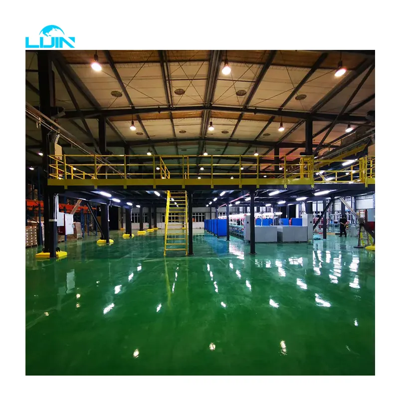 LIJIN Manufacture Factory Wholesale Portable Steel Platform Easily Installed 2 Layer Mezzanine Floor Racking System