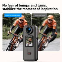 Kamera Olahraga Anti-goyang WiFi 5k Layar Ganda Tahan Air Kamera Aksi Genggam Perekam Video Perjalanan Bodycam untuk Menyelam