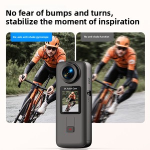 Cámara Deportiva 5k WiFi Antivibración con Doble Pantalla, Resistente al Agua, Cámara de Acción Portátil, Grabadora de Video de Viaje, Cámara Subacuática - Product Image 5