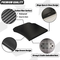 FRINS luxe pliable PC ordinateur portable plateau bureau avant voiture plateau Table pour Tesla modèle Y modèle 3 travail voyage manger déjeuner