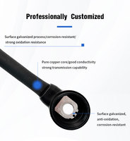 Câble de connexion intercellulaire pour batteries au plomb 25 35 50 70mm² en cuivre flexible pour chariots élévateurs, voiturettes de golf, véhicules électriques, cycles profonds, sans entretien