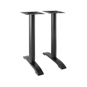 ฐานโต๊ะเหล็กสำหรับงานหนักแบบอุตสาหกรรม พร้อมคานคู่รูปตัว X และเสาคู่รองรับสำหรับโต๊ะยาวในโรงแรมและร้านอาหาร - Product Image 5