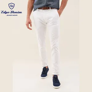 משלוח חינם OEM מותאם אישית סיטונאי גברים כיסים לבן מכנסיים mens ג 'ינס